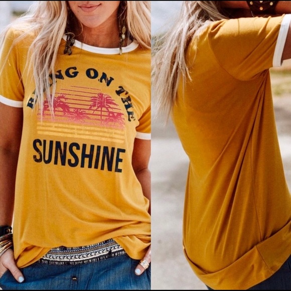 Tops - NWOT | SUNSHINE | Retro T-Shirt